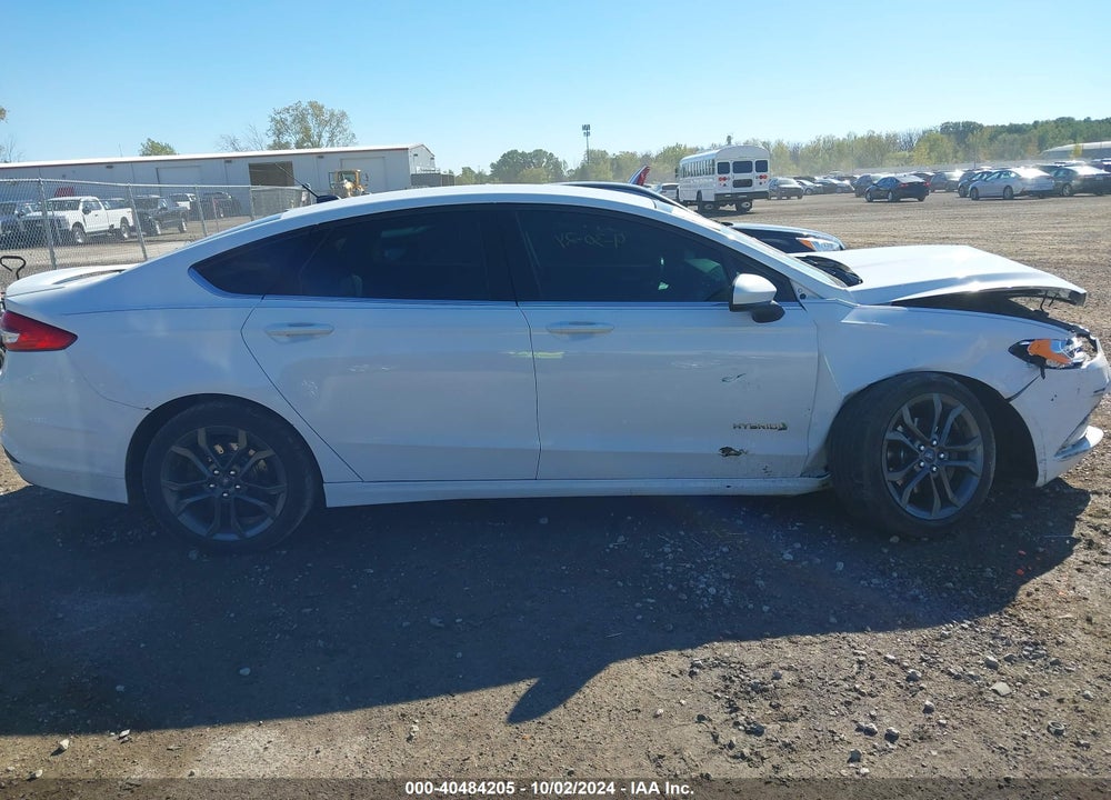 2018 FORD FUSION HYBRID SE VIN: 3FA6P0LU2JR163051