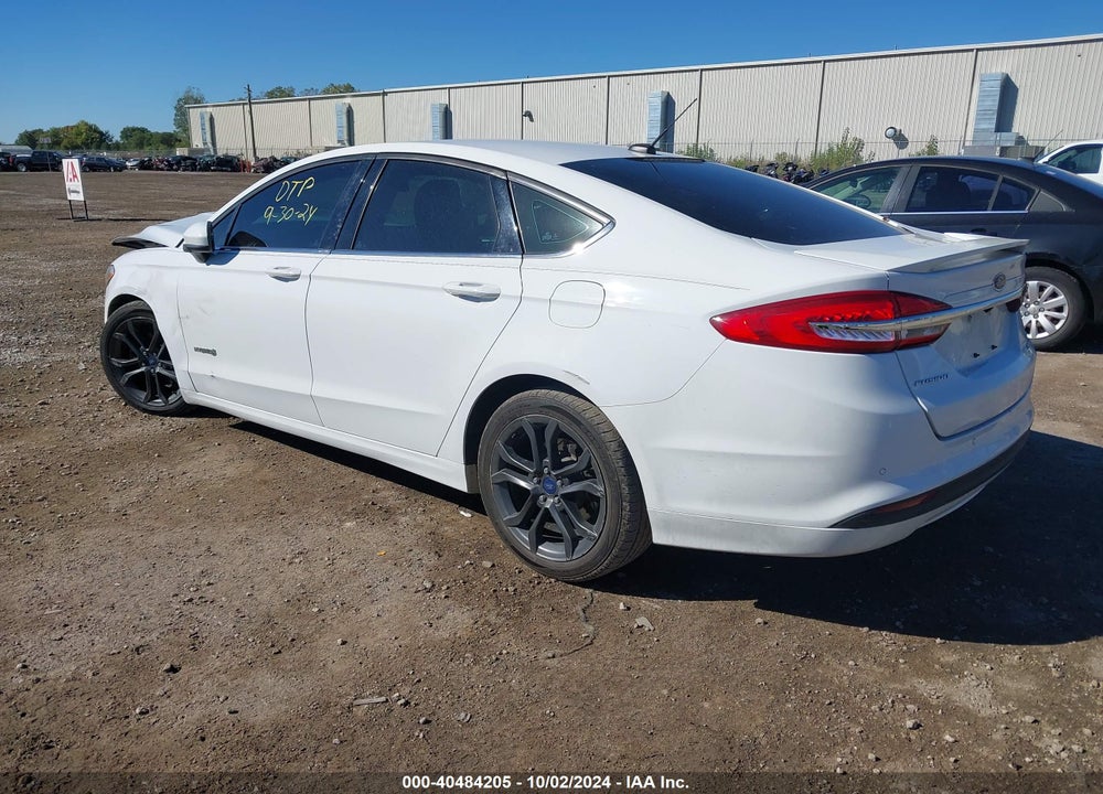 2018 FORD FUSION HYBRID SE VIN: 3FA6P0LU2JR163051