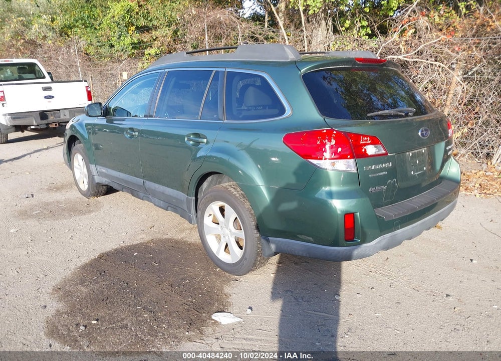 2013 SUBARU OUTBACK 2.5I PREMIUM VIN: 4S4BRBCC9D3226571