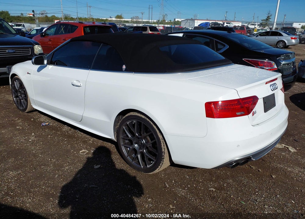 2014 AUDI S5 3.0T PREMIUM PLUS VIN: WAUCGAFH4EN003373