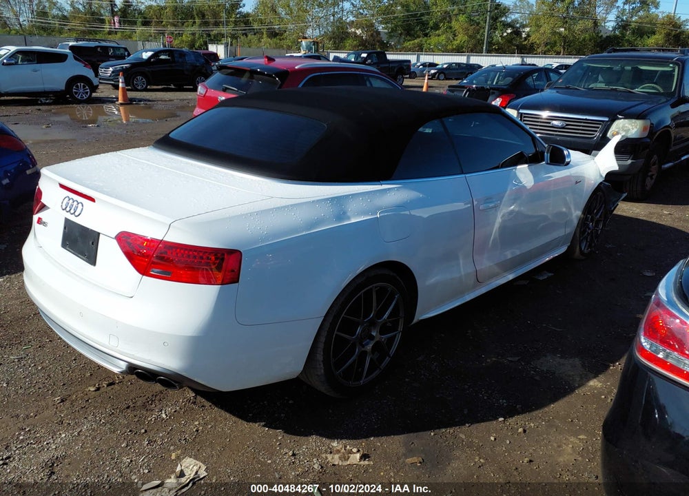 2014 AUDI S5 3.0T PREMIUM PLUS VIN: WAUCGAFH4EN003373
