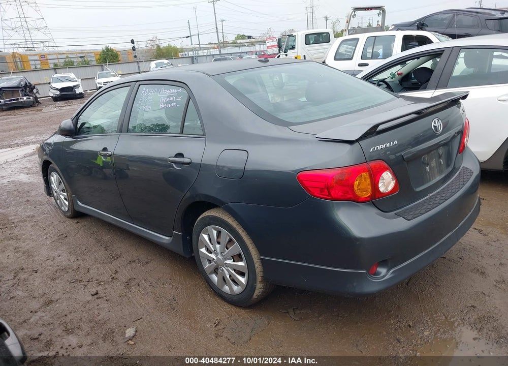 2009 TOYOTA COROLLA S VIN: 2T1BU40E19C111093