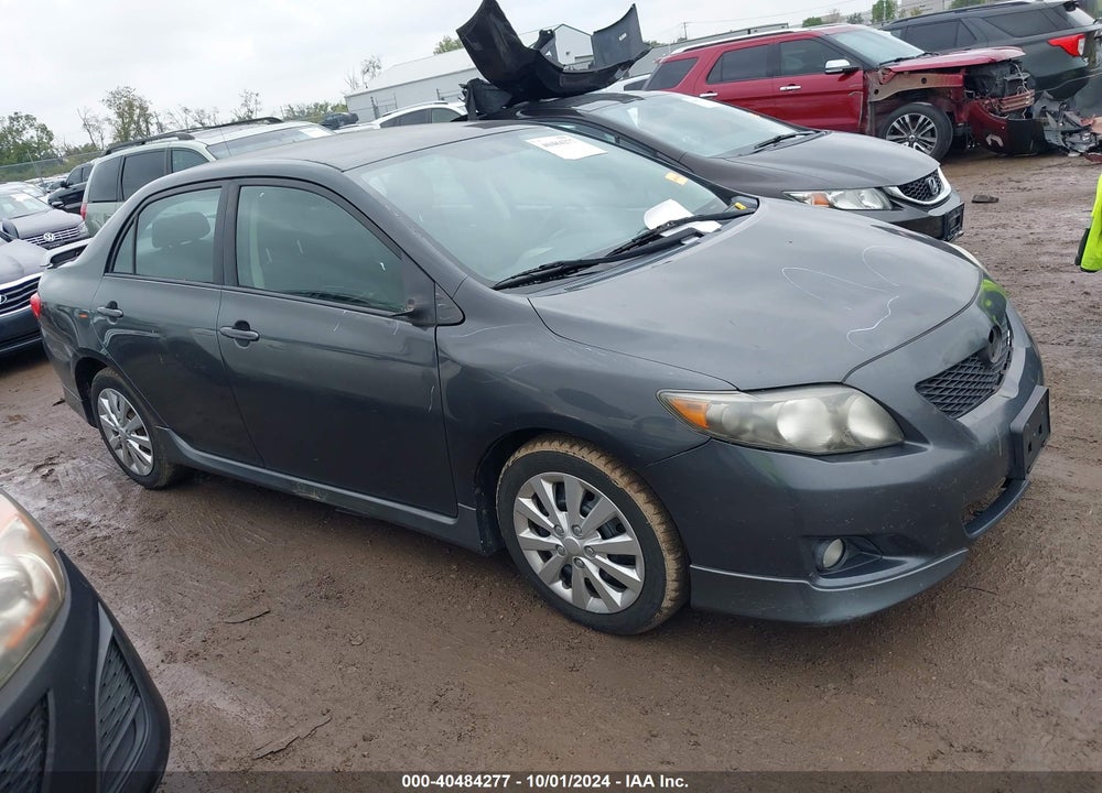 2009 TOYOTA COROLLA S VIN: 2T1BU40E19C111093