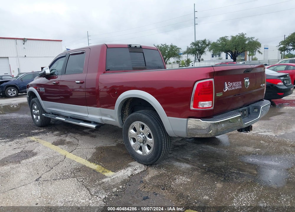 2017 RAM 2500 LAIE MEGA CAB 4X4 6'4 BOX VIN: 3C6UR5NL7HG636436