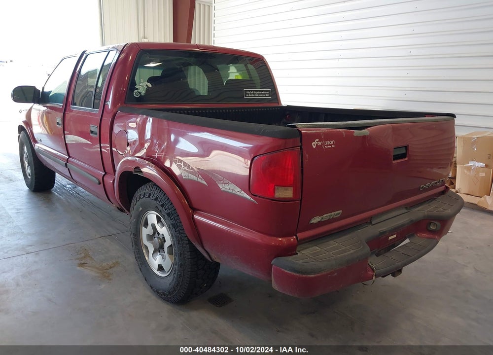 2003 CHEVROLET S-10 LS VIN: 1GCDT13XX3K120565