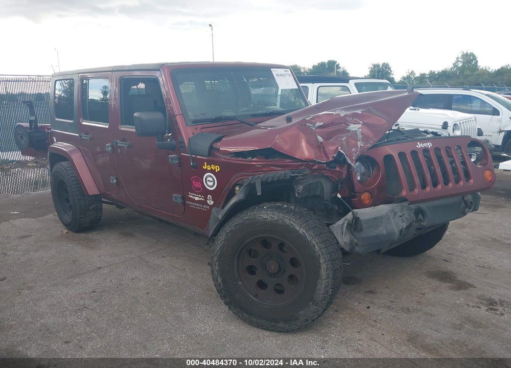 2007 JEEP WRANGLER UNLIMITED SAHARA VIN: 1J4GA591X7L206384
