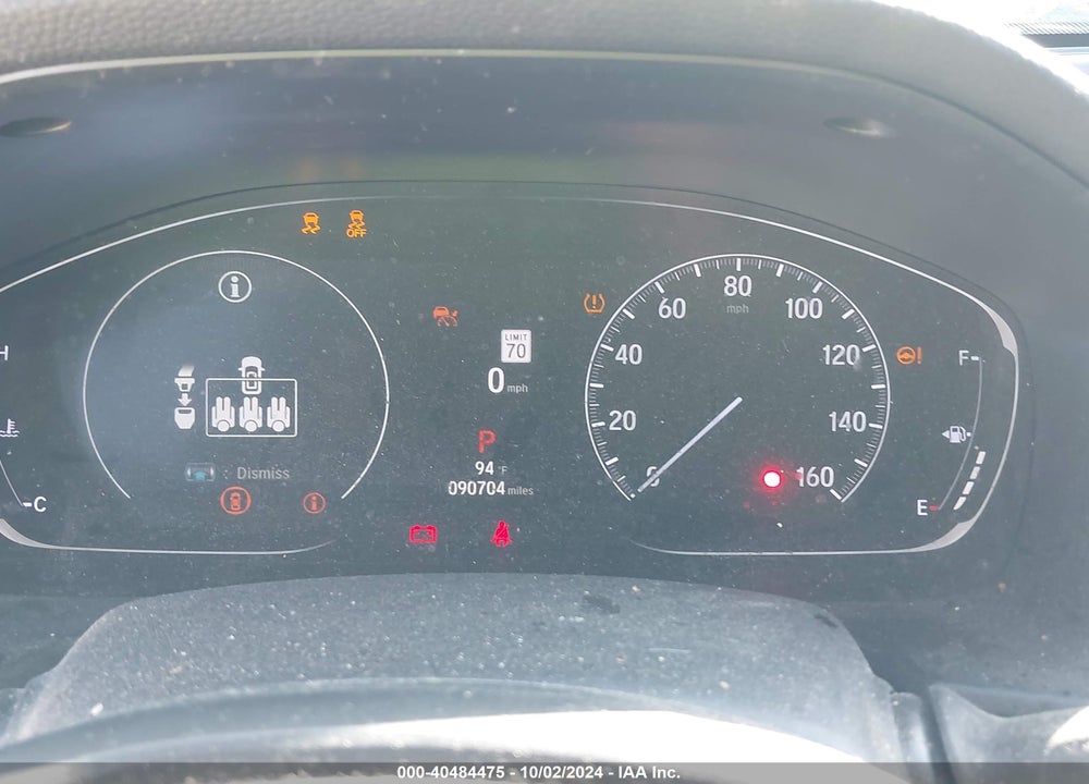2022 HONDA ACCORD SPORT VIN: 1HGCV1F30NA001562