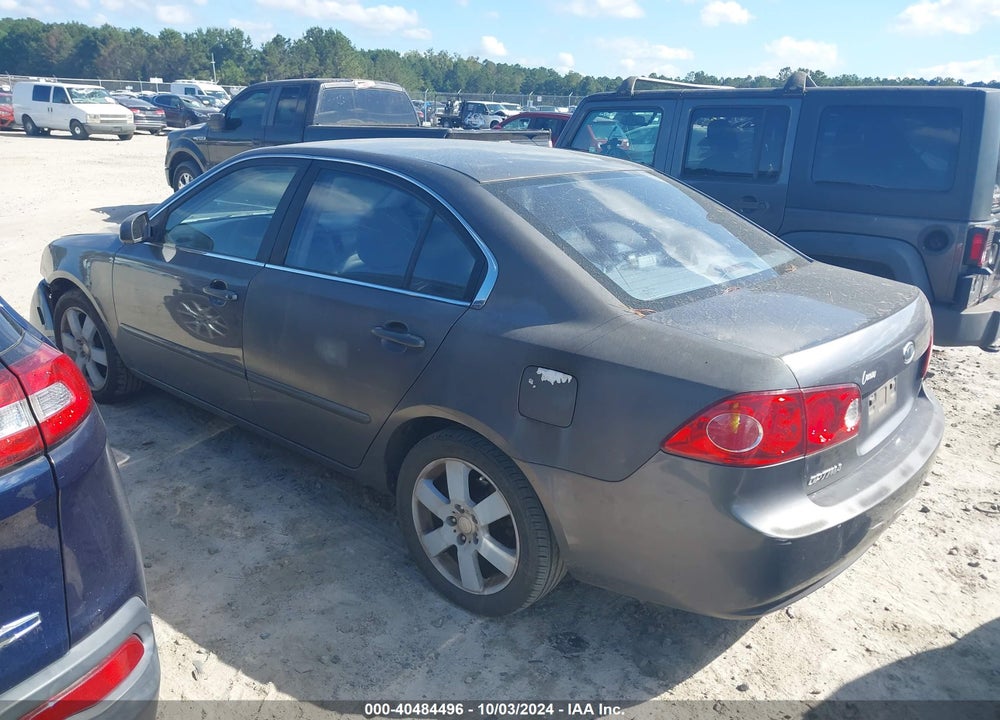 2007 KIA OPTIMA LX VIN: KNAGE123175147502