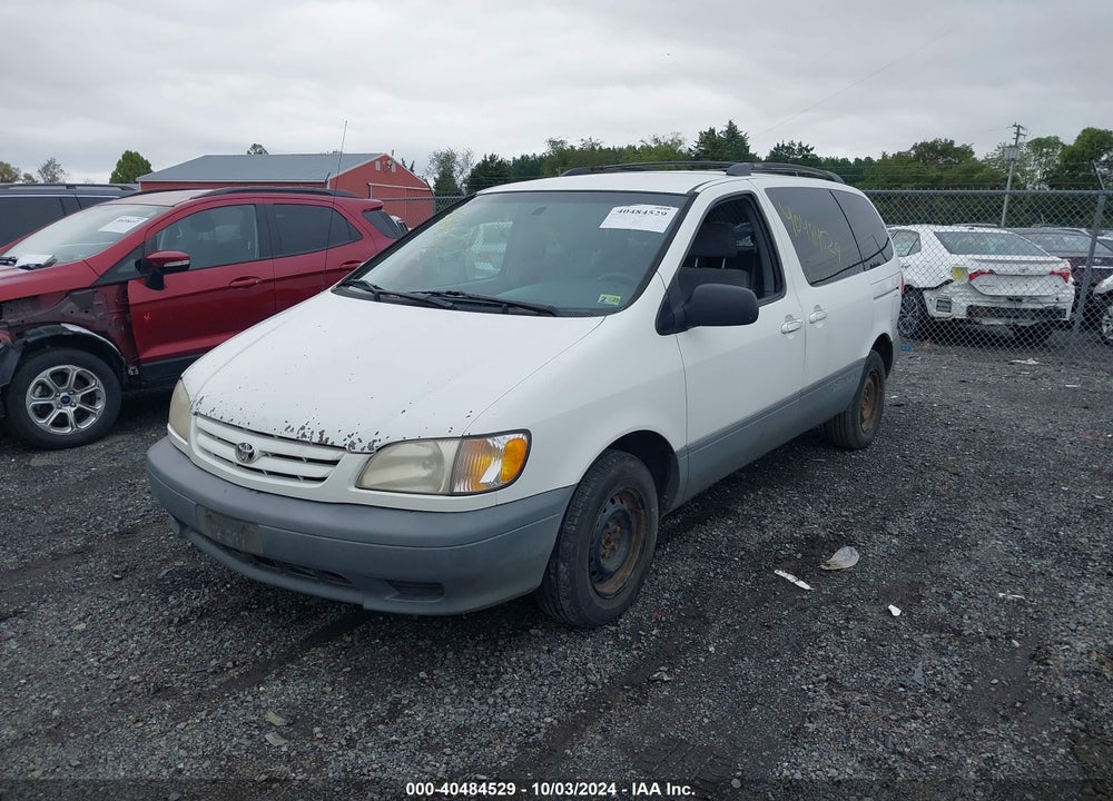 2001 TOYOTA SIENNA LE VIN: 4T3ZF13C51U358869