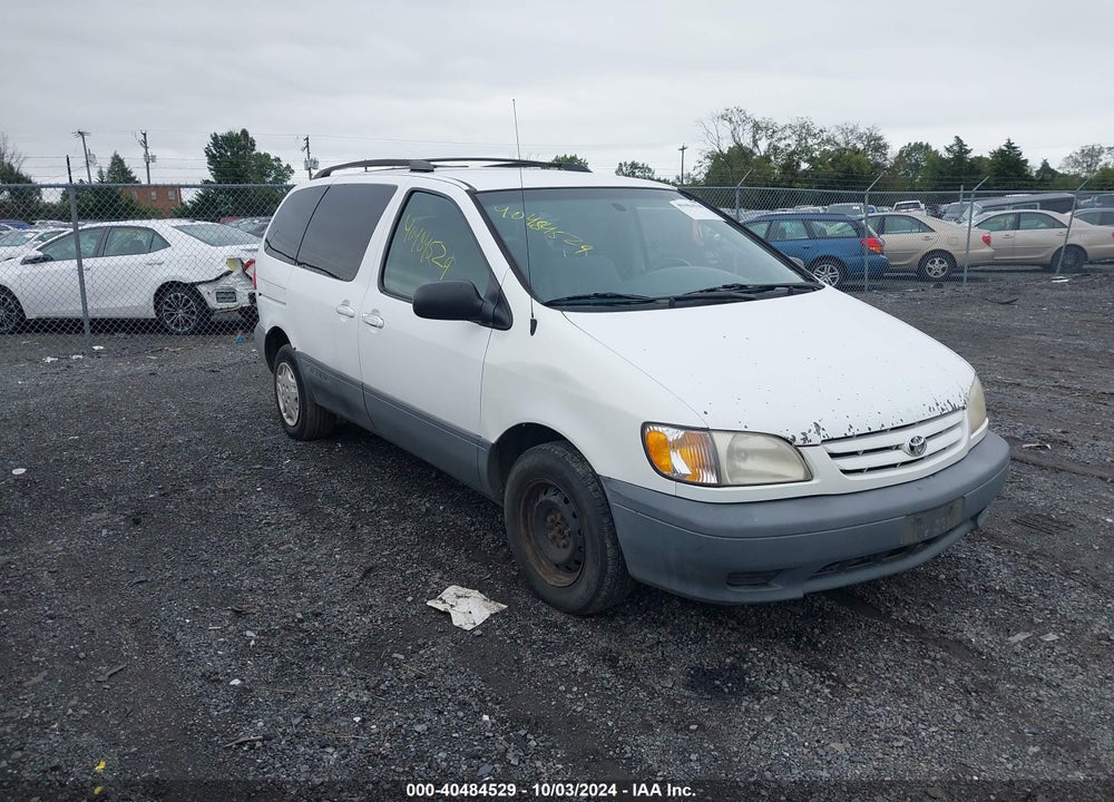2001 TOYOTA SIENNA LE VIN: 4T3ZF13C51U358869