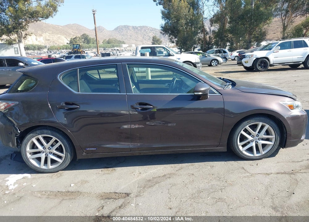 2015 LEXUS CT 200H VIN: JTHKD5BH3F2236666