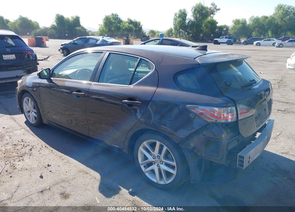 2015 LEXUS CT 200H VIN: JTHKD5BH3F2236666