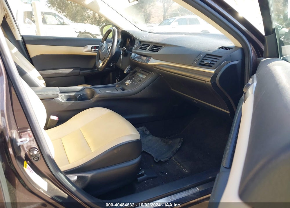 2015 LEXUS CT 200H VIN: JTHKD5BH3F2236666