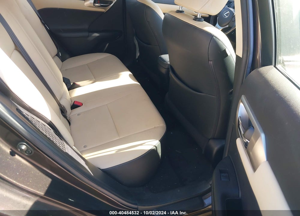 2015 LEXUS CT 200H VIN: JTHKD5BH3F2236666