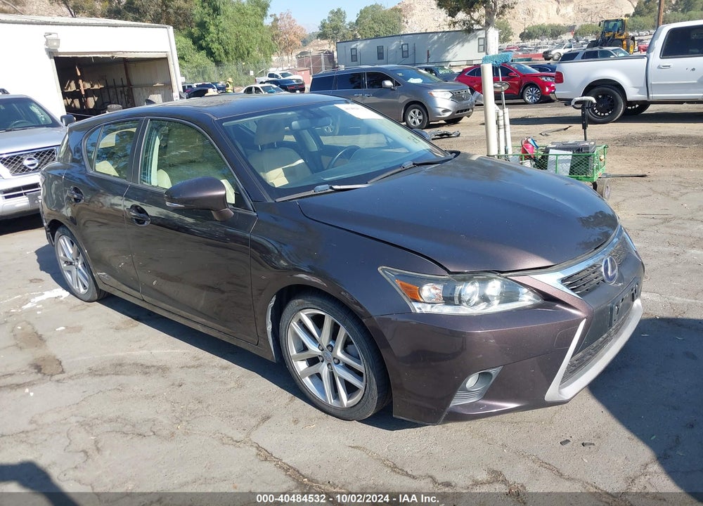 2015 LEXUS CT 200H VIN: JTHKD5BH3F2236666