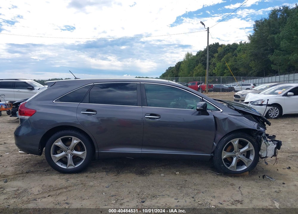 2013 TOYOTA VENZA LIMITED V6 VIN: 4T3ZK3BB8DU062488