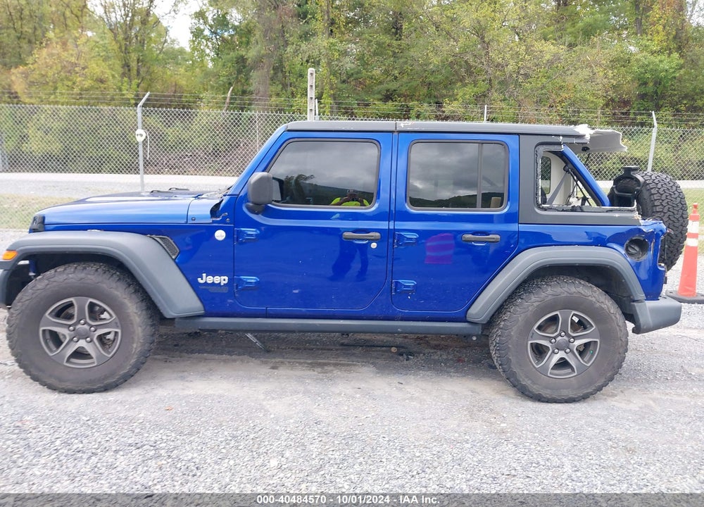 2018 JEEP WRANGLER UNLIMITED SPORT S 4X4 VIN: 1C4HJXDG6JW227286