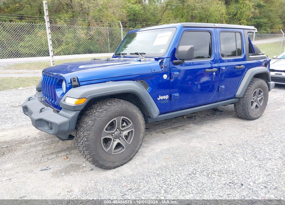 2018 JEEP WRANGLER UNLIMITED SPORT S 4X4 VIN: 1C4HJXDG6JW227286