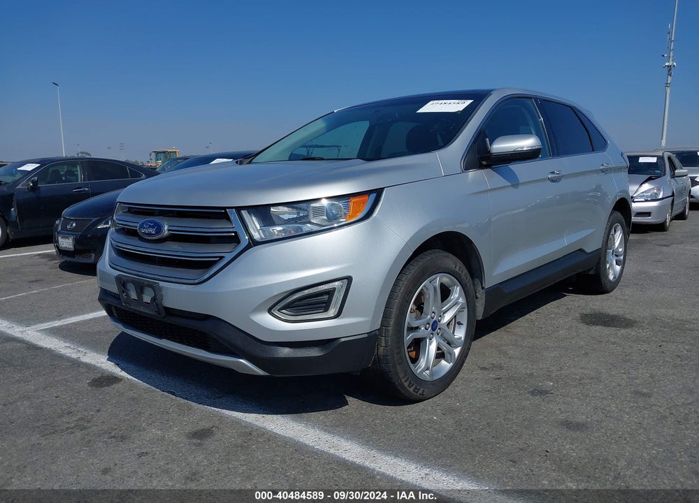 2017 FORD EDGE TITANIUM VIN: 2FMPK4K91HBB58249