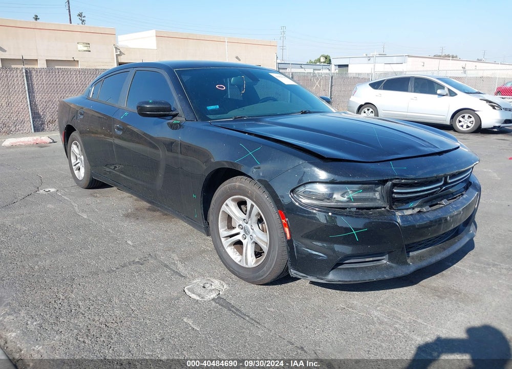 2015 DODGE CHARGER SE VIN: 2C3CDXBG6FH790885
