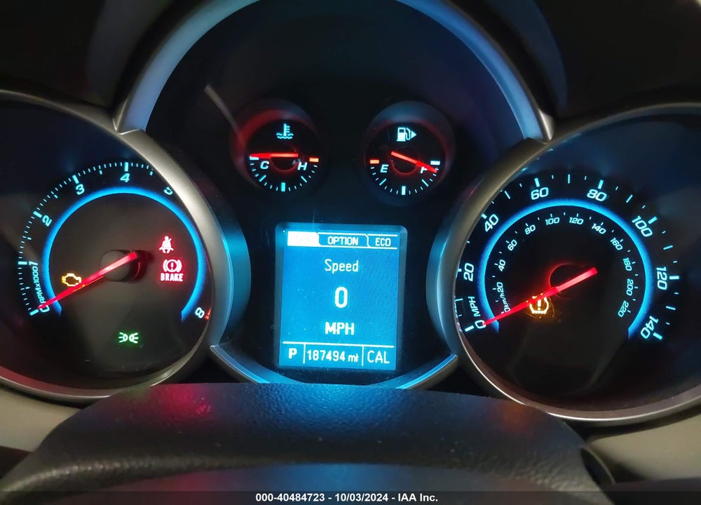 2013 CHEVROLET CRUZE ECO AUTO VIN: 1G1PH5SB3D7244573