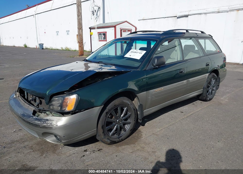 2000 SUBARU OUTBACK OUTBACK W/GL EQUIP VIN: 4S3BH6751Y6605868
