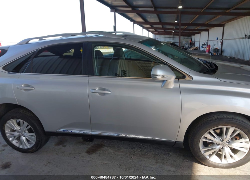 2012 LEXUS RX 450H VIN: JTJBC1BA5C2430883