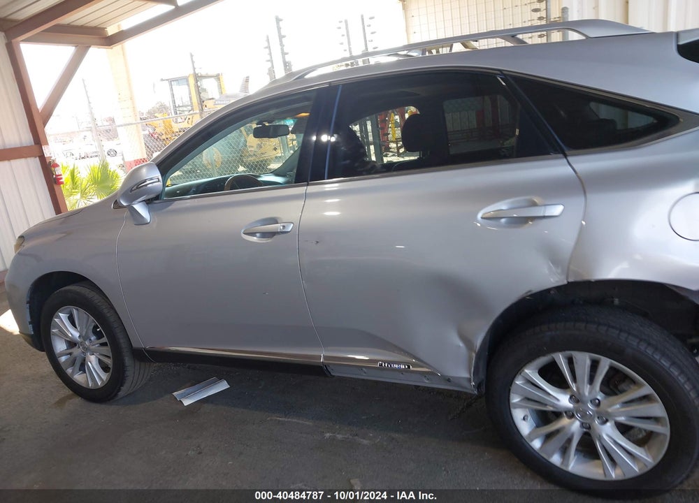 2012 LEXUS RX 450H VIN: JTJBC1BA5C2430883