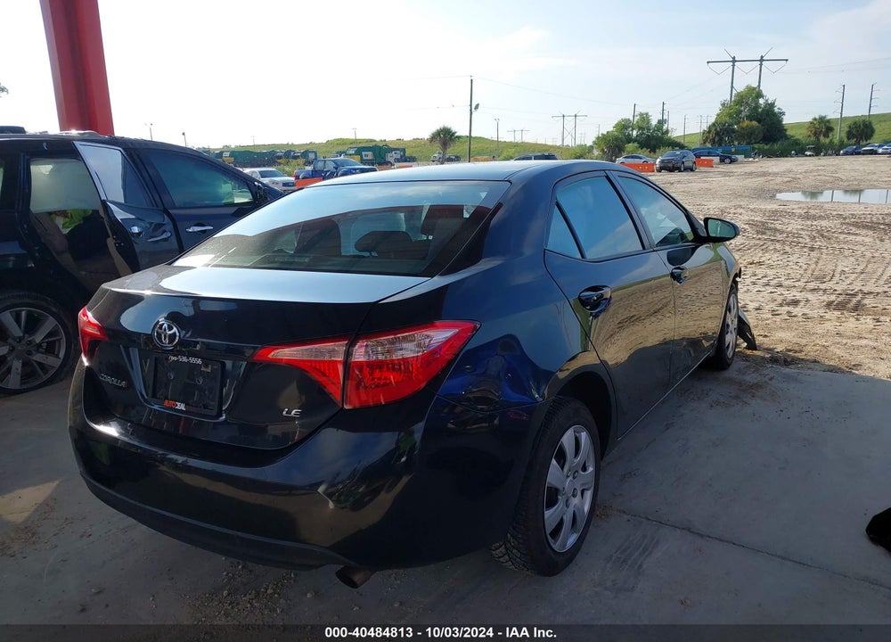 2019 TOYOTA COROLLA LE VIN: 2T1BURHE3KC234627