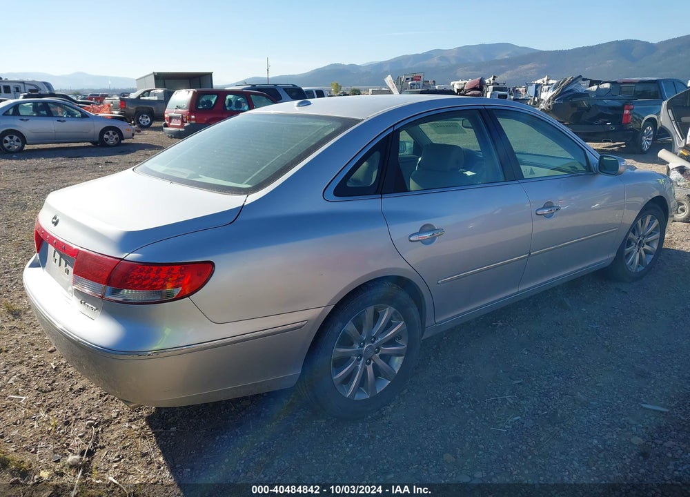 2009 HYUNDAI AZERA LIMITED VIN: KMHFC46F59A345385