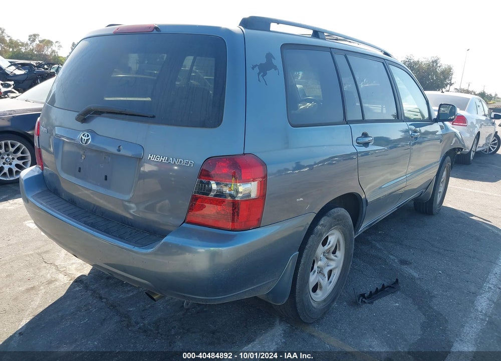 2006 TOYOTA HIGHLANDER VIN: JTEGD21A660138247