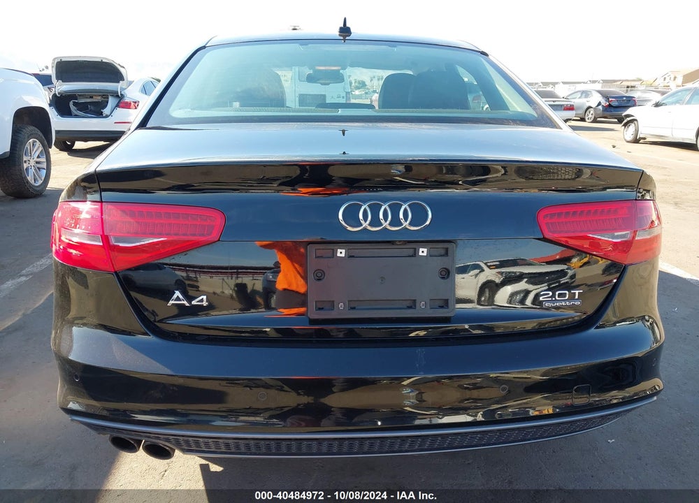 2016 AUDI A4 2.0T PREMIUM VIN: WAUFFAFL3GN017854