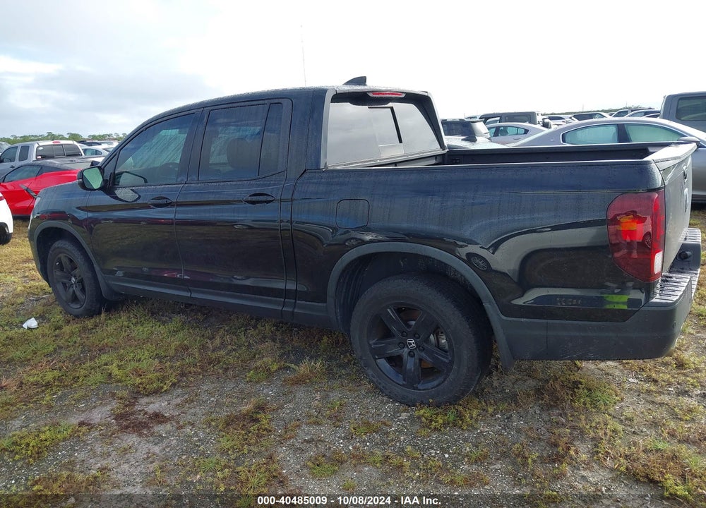 2022 HONDA RIDGELINE BLACK EDITION VIN: 5FPYK3F84NB031926