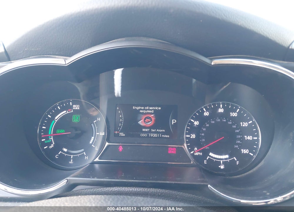 2013 KIA OPTIMA HYBRID LX VIN: KNAGM4AD1D5061620