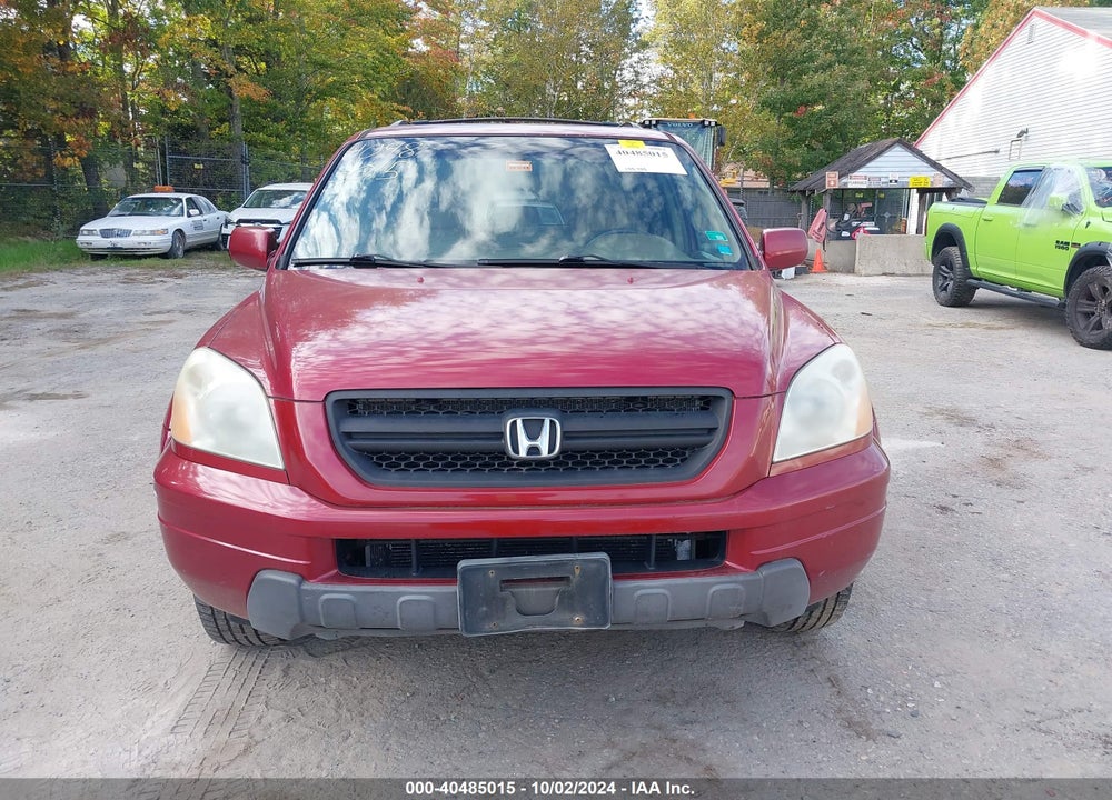 2005 HONDA PILOT EX-L VIN: 5FNYF18545B054093