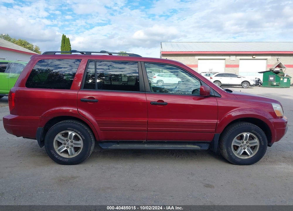 2005 HONDA PILOT EX-L VIN: 5FNYF18545B054093