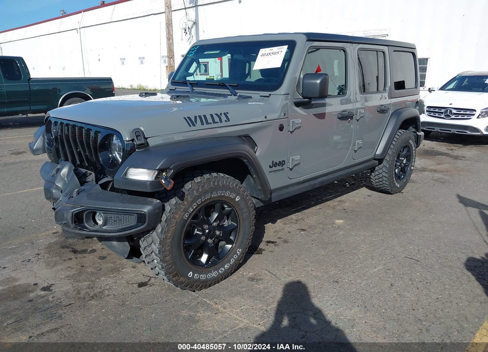 2022 JEEP WRANGLER UNLIMITED WILLYS 4X4 VIN: 1C4HJXDG1NW114285