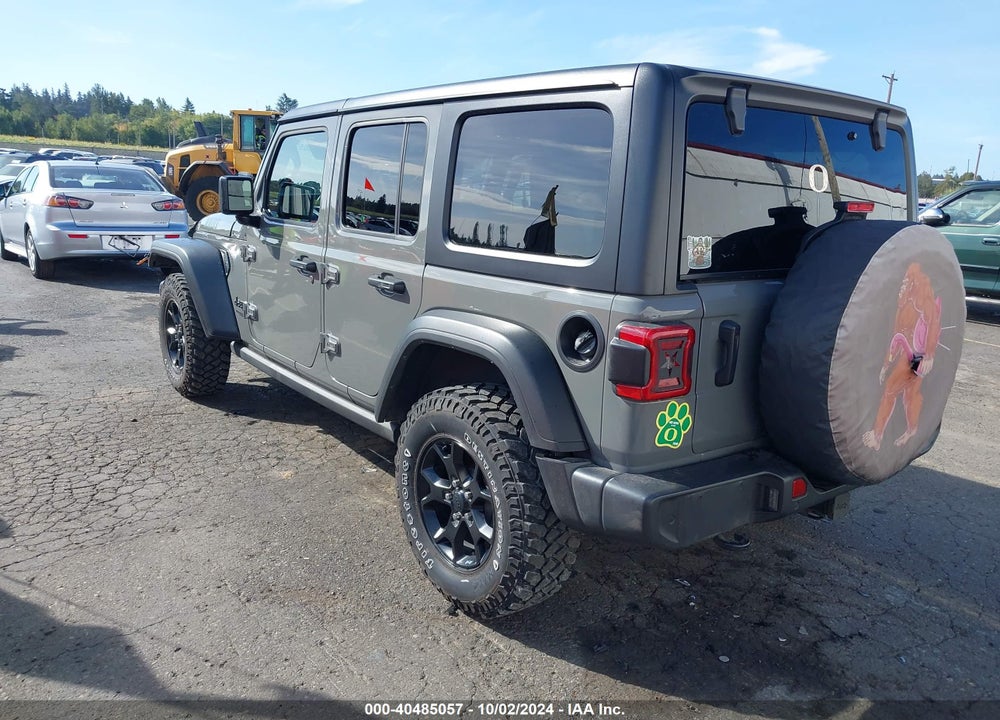 2022 JEEP WRANGLER UNLIMITED WILLYS 4X4 VIN: 1C4HJXDG1NW114285