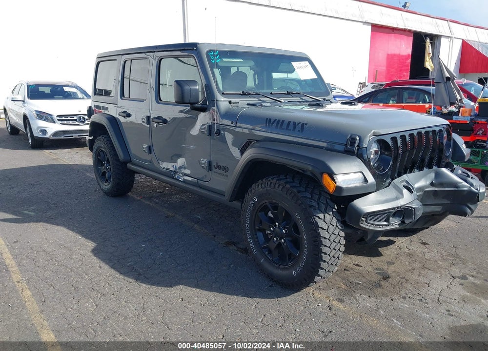 2022 JEEP WRANGLER UNLIMITED WILLYS 4X4 VIN: 1C4HJXDG1NW114285