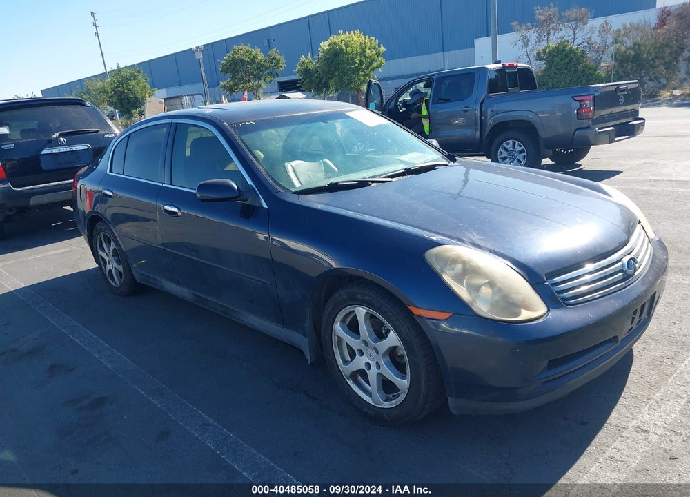 2004 INFINITI G35X VIN: JNKCV51F84M702174