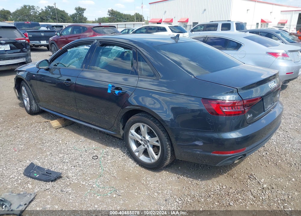 2018 AUDI A4 2.0T TECH ULTRA PREMIUM/2.0T ULTRA PREMIUM VIN: WAUKMAF44JA233188
