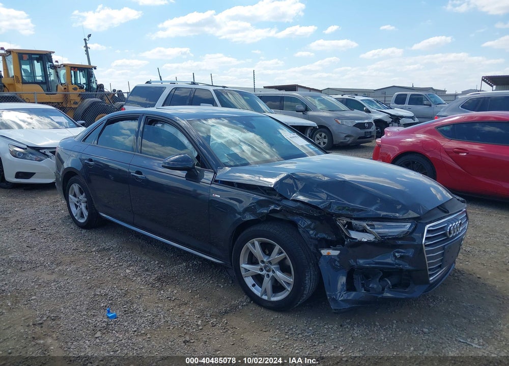 2018 AUDI A4 2.0T TECH ULTRA PREMIUM/2.0T ULTRA PREMIUM VIN: WAUKMAF44JA233188