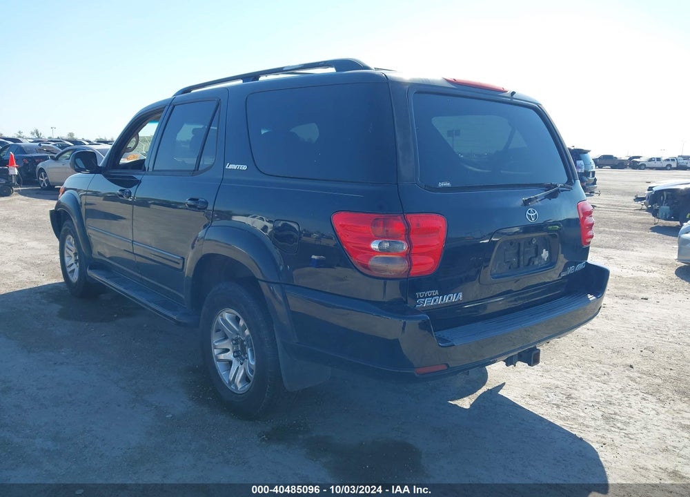 2003 TOYOTA SEQUOIA LIMITED V8 VIN: 5TDBT48A23S155798