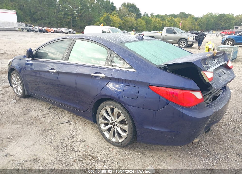 2013 HYUNDAI SONATA SE VIN: 5NPEC4AC9DH592651