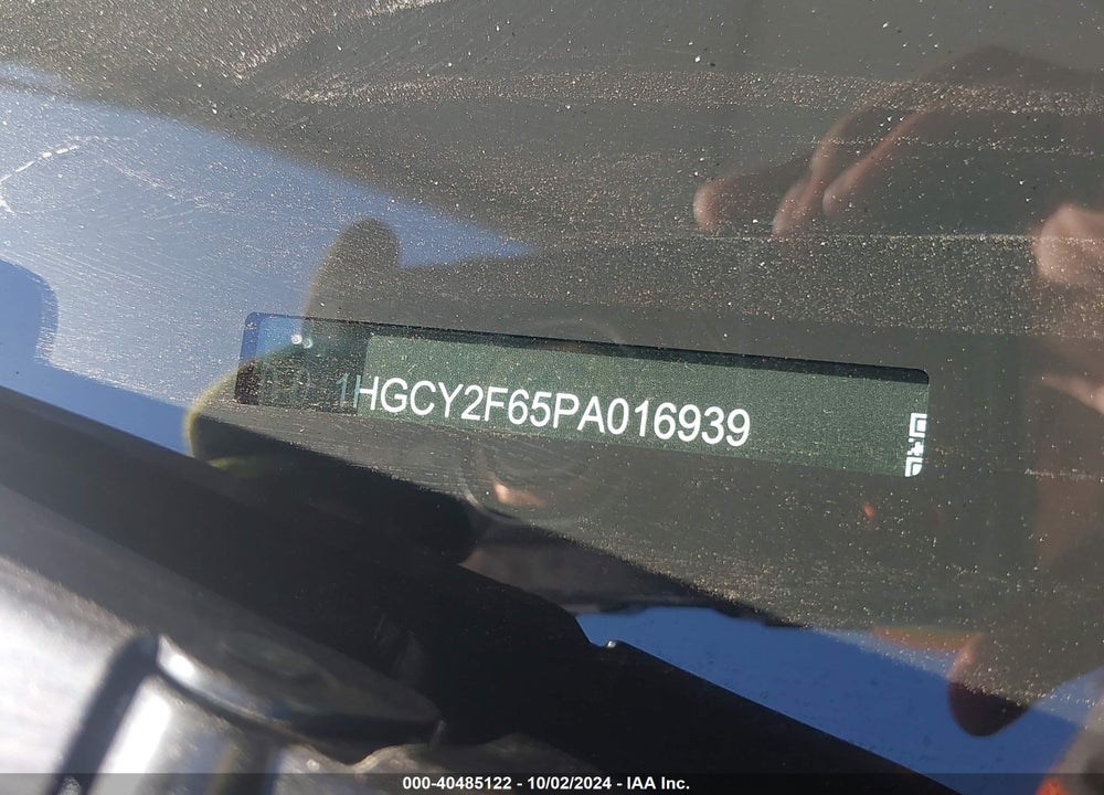 2023 HONDA ACCORD HYBRID EX-L VIN: 1HGCY2F65PA016939