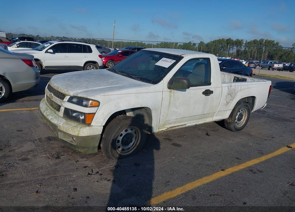 2011 CHEVROLET COLORADO WORK TRUCK VIN: 1GCCSBF92B8137325
