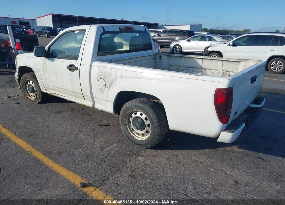 2011 CHEVROLET COLORADO WORK TRUCK VIN: 1GCCSBF92B8137325