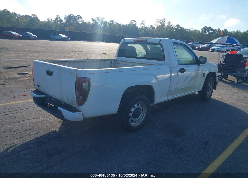 2011 CHEVROLET COLORADO WORK TRUCK VIN: 1GCCSBF92B8137325