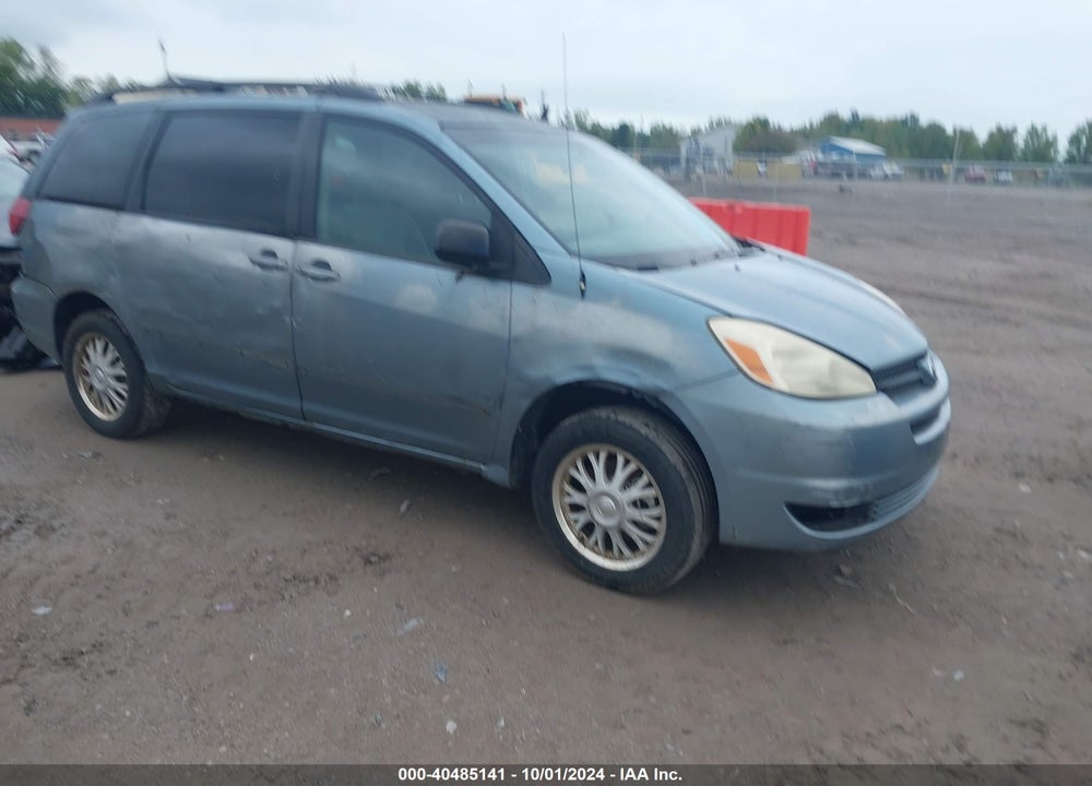 2005 TOYOTA SIENNA LE VIN: 5TDBA23C75S048526