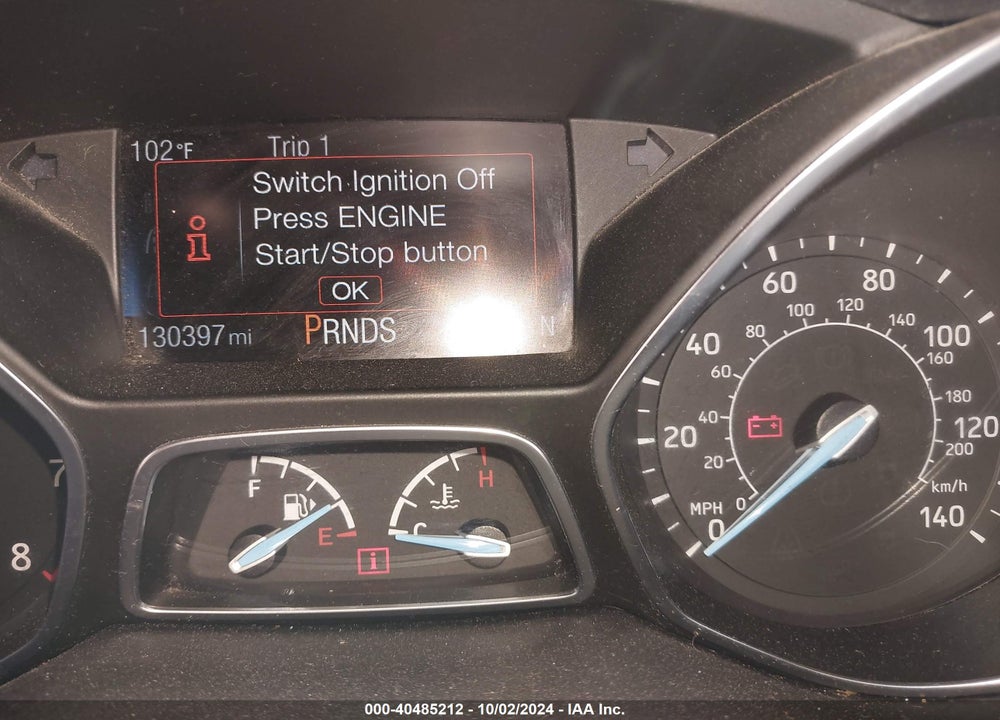 2017 FORD FOCUS TITANIUM VIN: 1FADP3J27HL238636